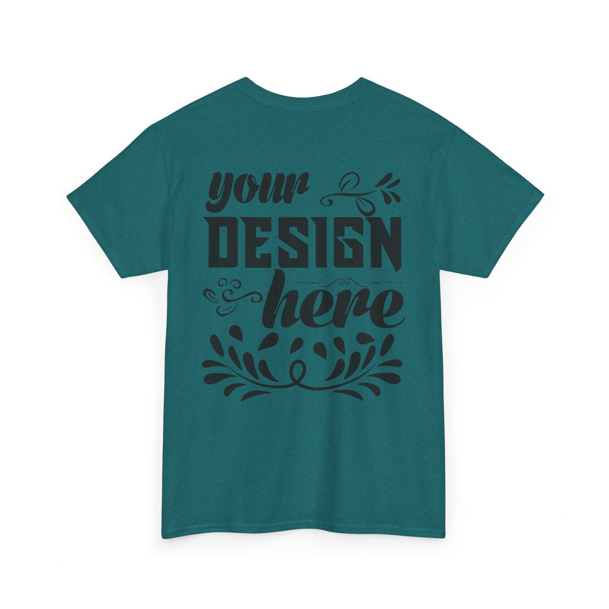 Customizable Gildan 5000 Unisex Heavy Cotton T-Shirt Classic Fit