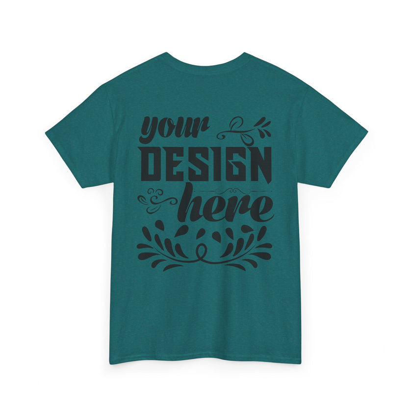 Customizable Gildan 5000 Unisex Heavy Cotton T-Shirt Classic Fit