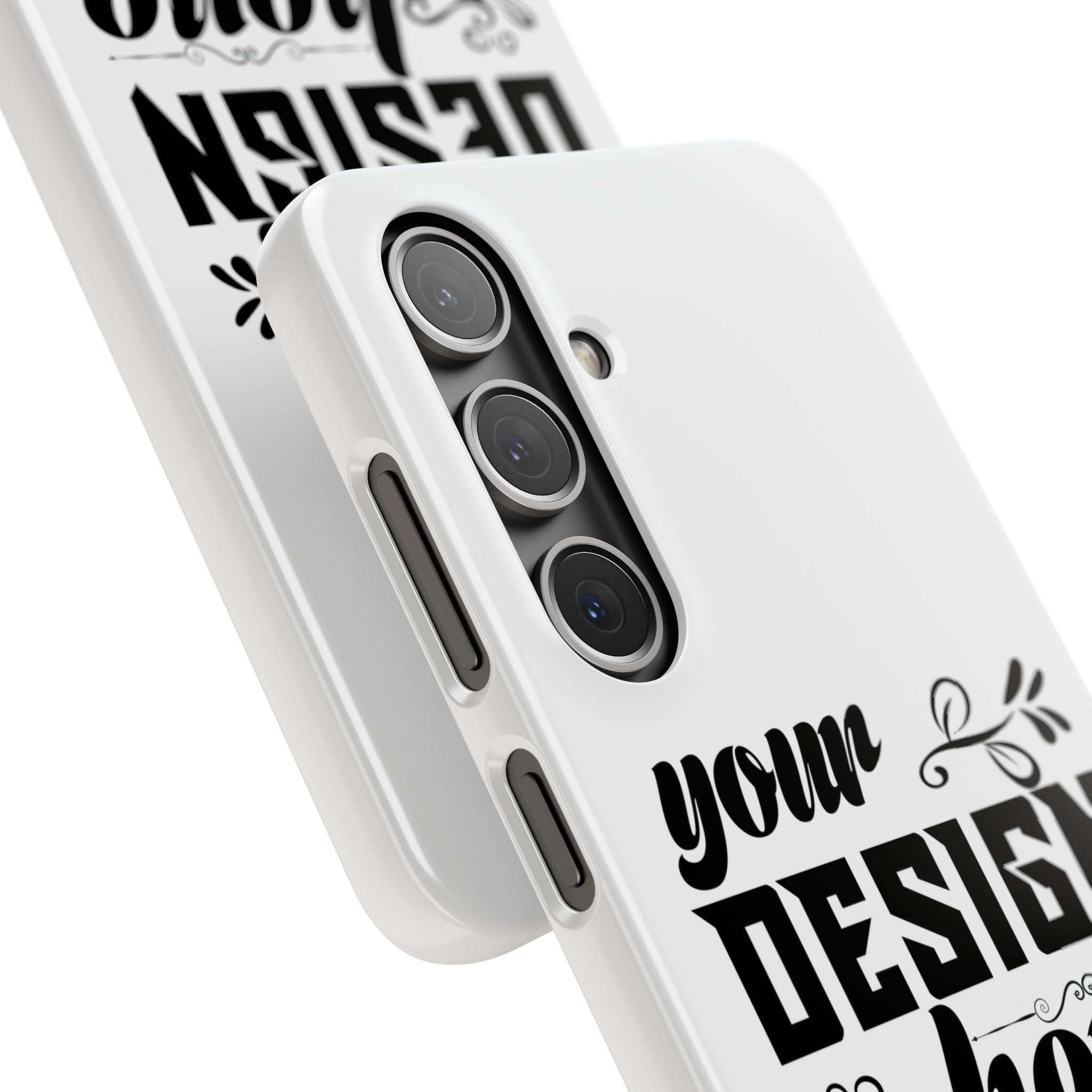 Customizable Snap Phone Case Slim Lightweight Polycarbonate Gloss Or Matte