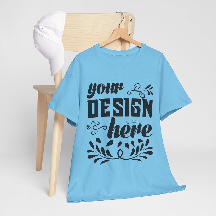 Customizable Gildan 5000 Unisex Heavy Cotton T-Shirt Classic Fit