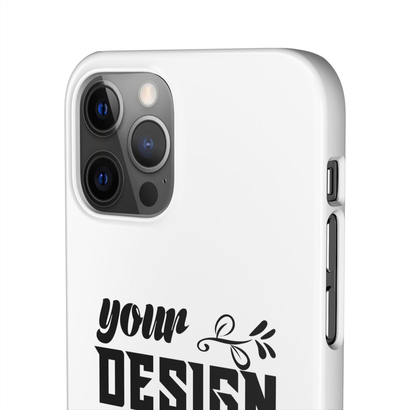 Customizable Snap Phone Case Slim Lightweight Polycarbonate Gloss Or Matte