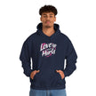 Gildan 18500 Unisex  Hooded Sweatshirt | Love Never Hurts Graphic Print
