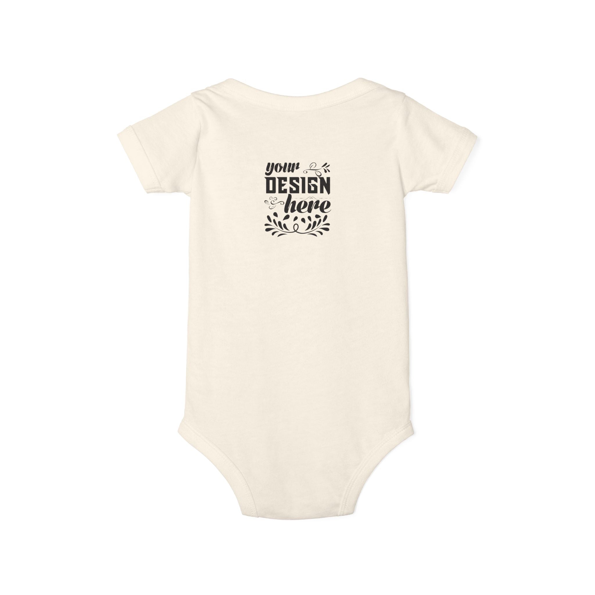 Customizable Bella+Canvas 100B Infant Jersey One Piece Bodysuit