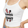 Bella+Canvas 1012 Spaghetti Strap Tank Top Running Bunny Graphic Print