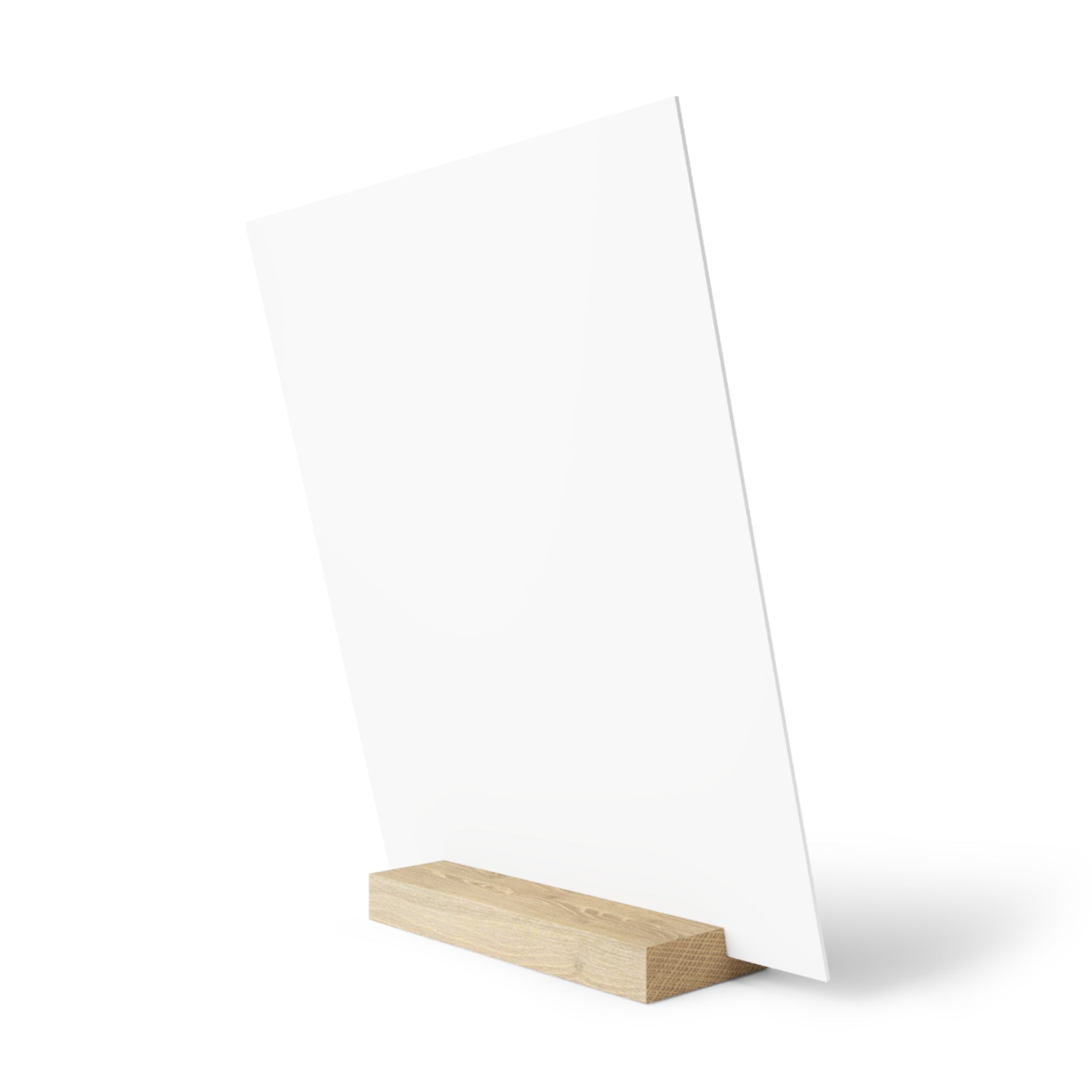 Customizable Gallery Board with Wooden Stand 1.8mm Giclée Print