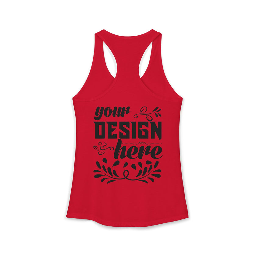 Customizable Next Level 1533 Womens Ideal Racerback Tank