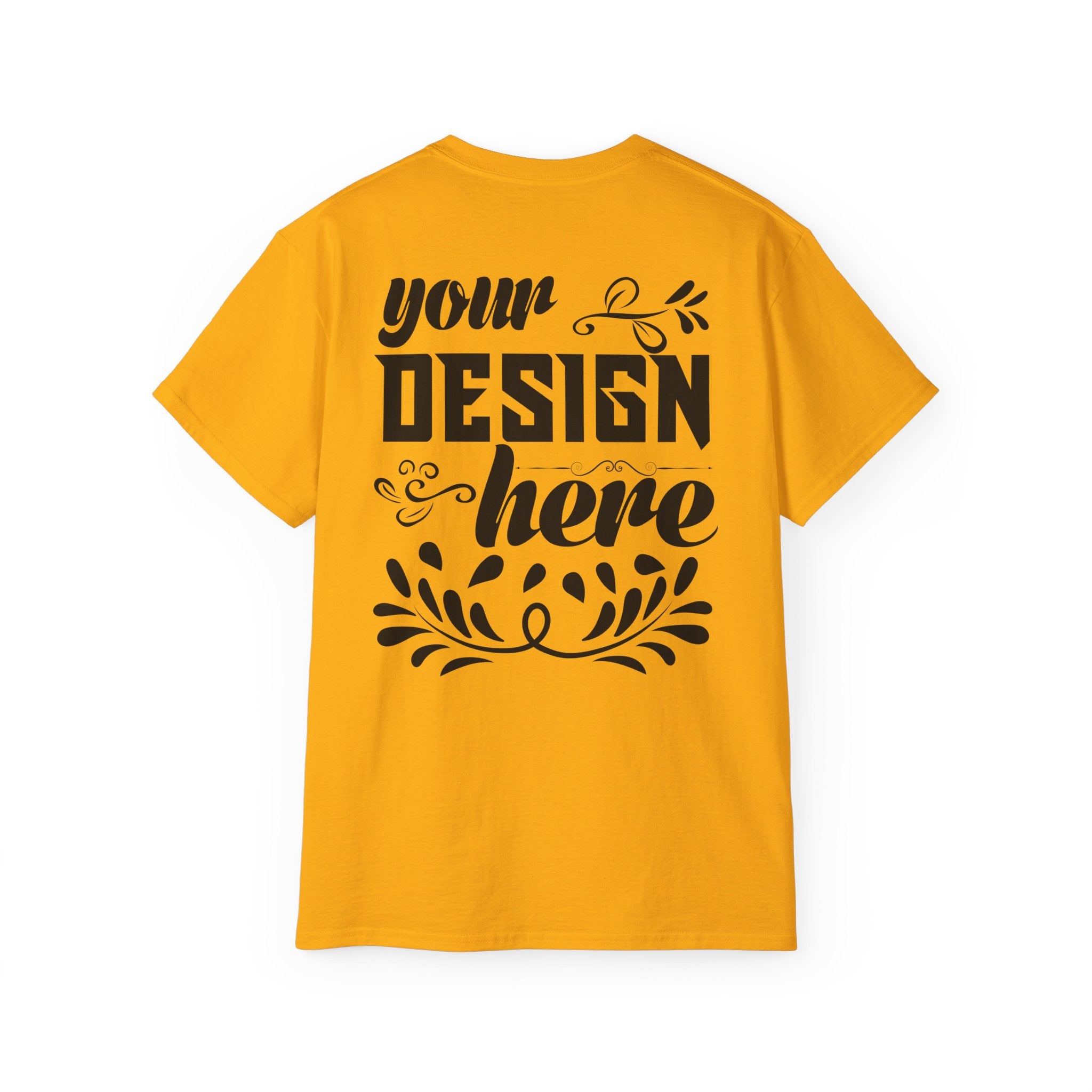 Customizable Gildan 2000 Unisex Ultra Cotton Crew Neck T-Shirt