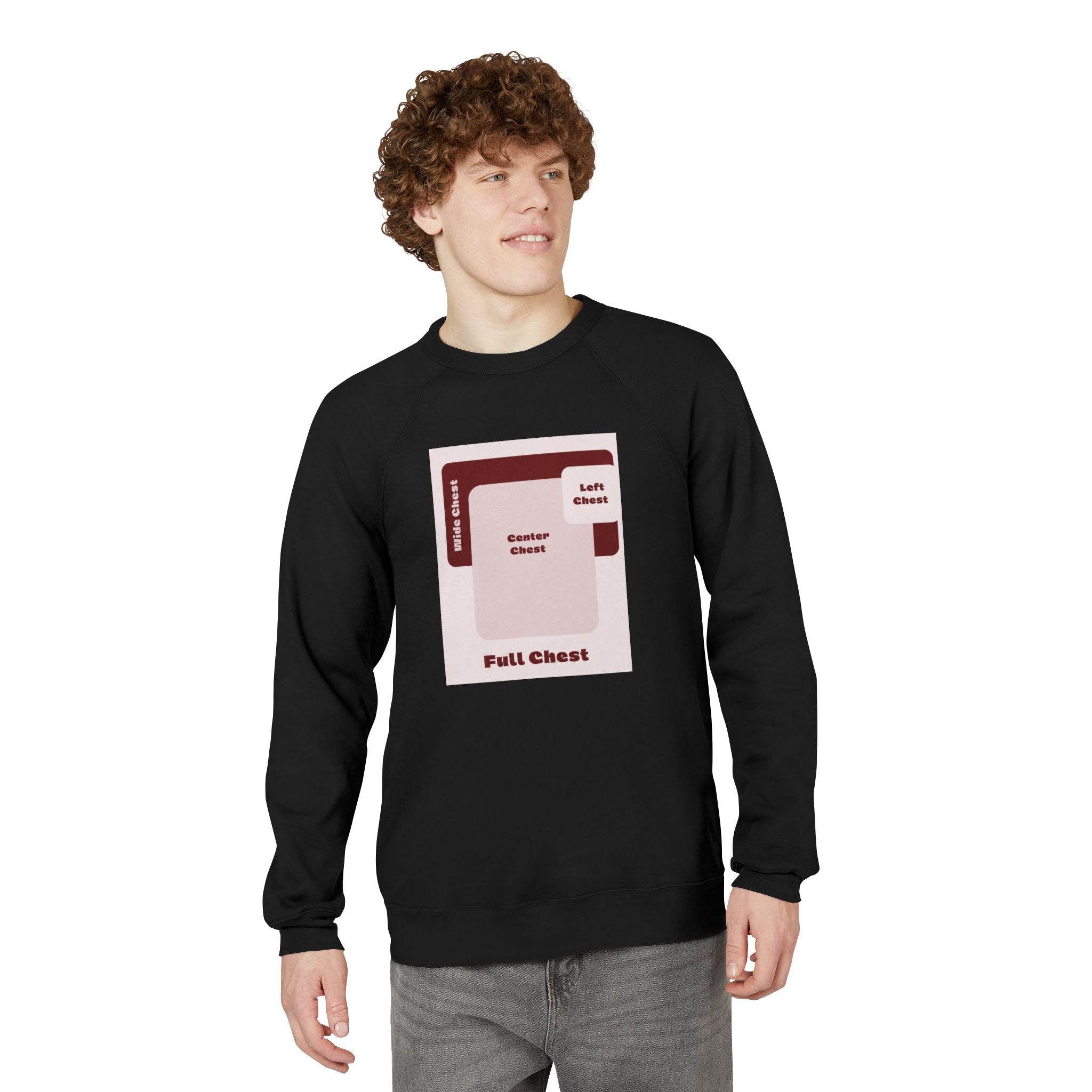 Customizable Bella+Canvas 3901 Unisex Fleece Raglan Sweatshirt