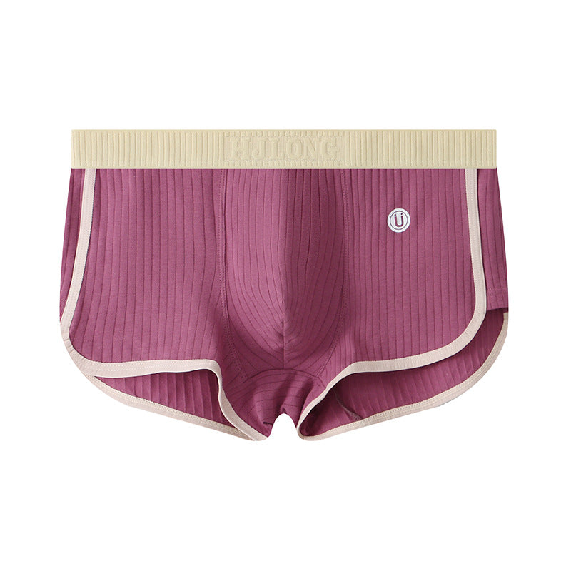 Nameria Men's Mid Waist Cotton Boxer Briefs