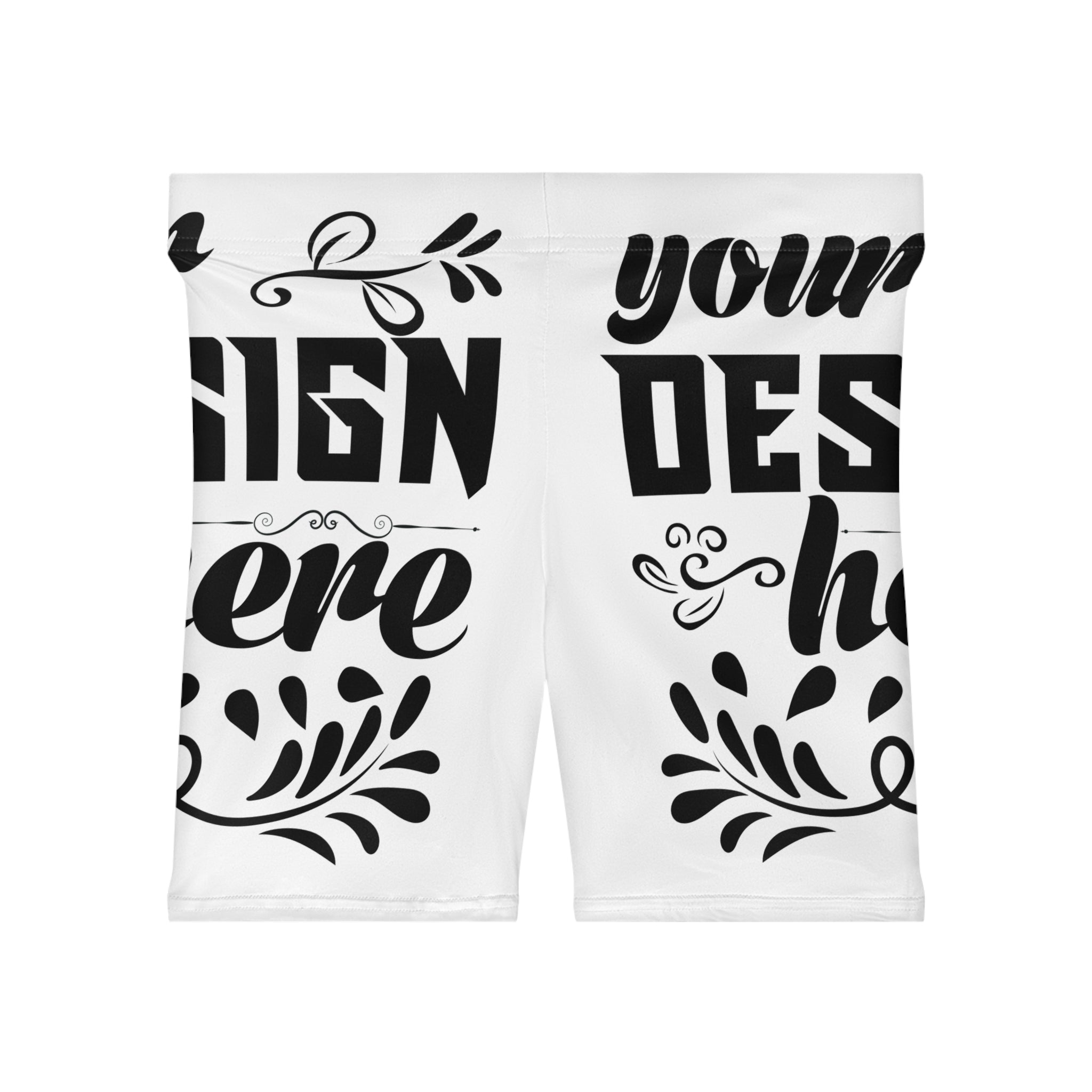 Customizable Womens Biker Shorts All Over Print Moisture Wicking