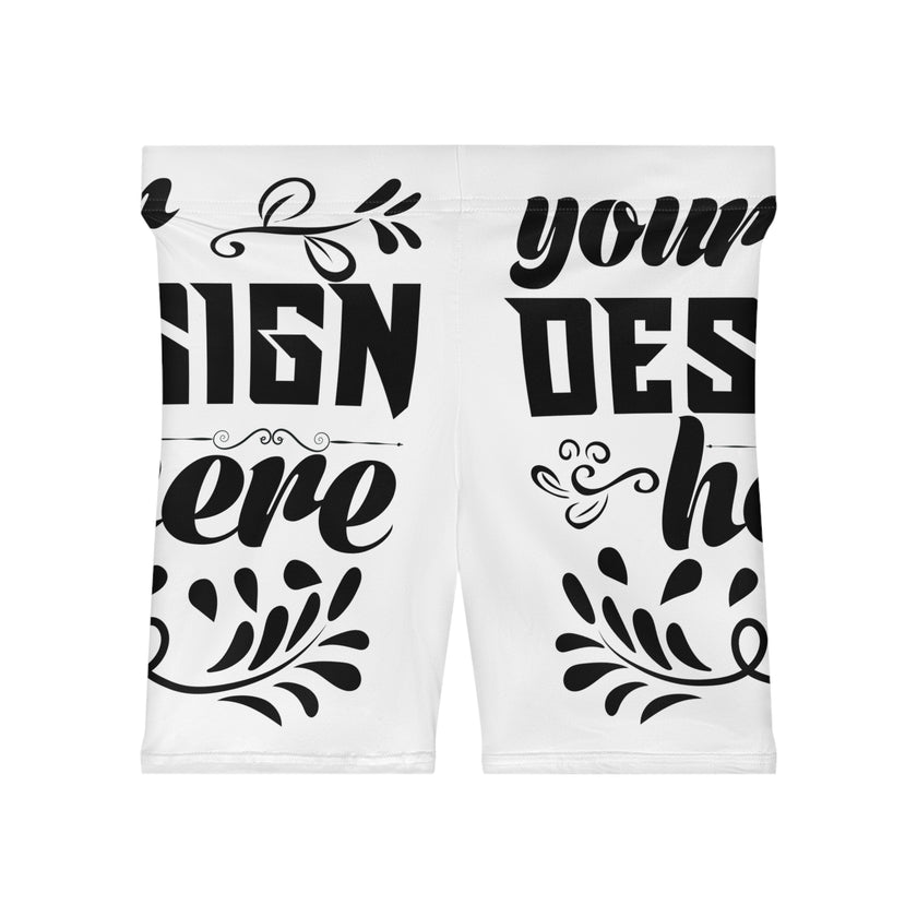 Customizable Womens Biker Shorts All Over Print Moisture Wicking