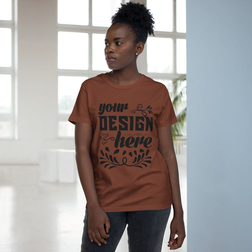 Customizable AS Colour 4001 Womens Maple Cotton T-Shirt