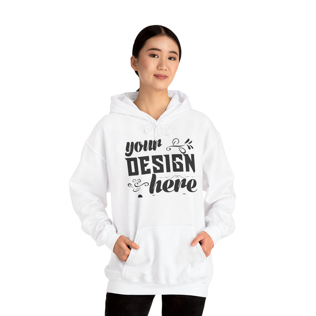 Customizable Gildan 18500 Unisex Heavy Blend Hooded Sweatshirt