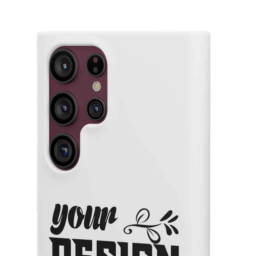 Customizable Snap Phone Case Slim Lightweight Polycarbonate Gloss Or Matte