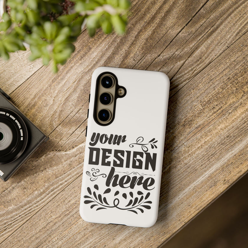 Customizable Tough Dual Layer Phone Case Polycarbonate TPU Liner Protective