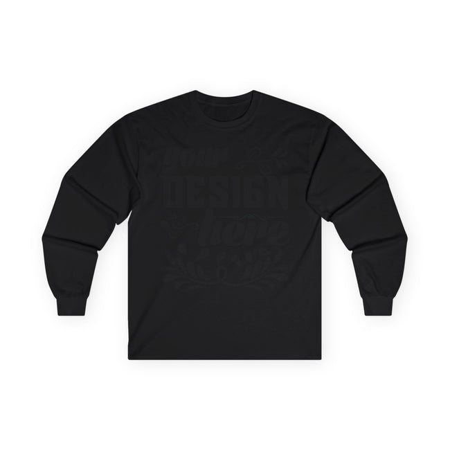 Customizable Gildan 2400 Unisex Ultra Cotton Long Sleeve Tee Classic Fit