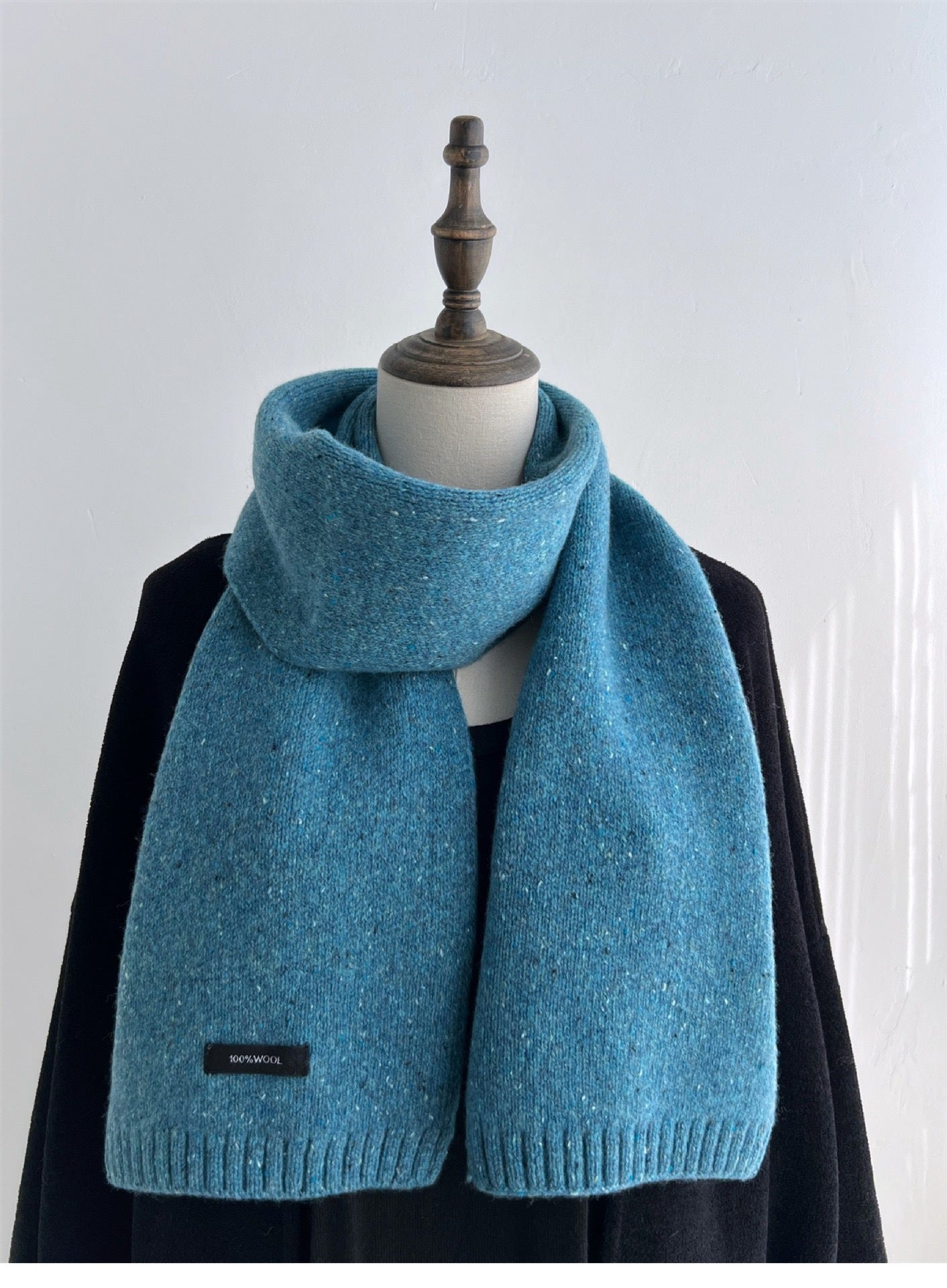 Nameria Merino Wool Knitted Winter Scarf