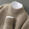 Nameria Wool Half Turtleneck Sweater Thick Knit Loose Fit