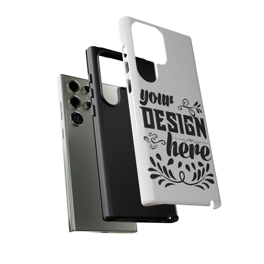 Customizable Tough Dual Layer Phone Case Polycarbonate TPU Liner Protective