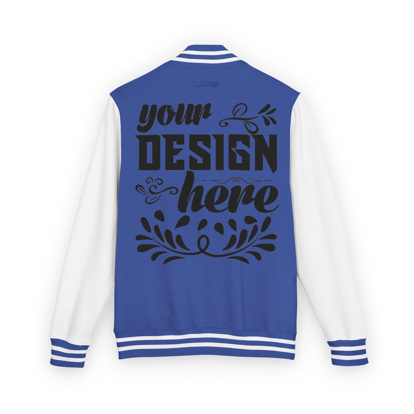 Customizable AWDis JH043 Unisex Heavyweight Letterman Jacket