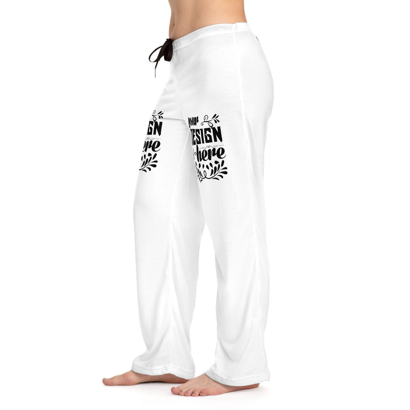Customizable Women’s Lightweight Polyester Pajama Pants AOP
