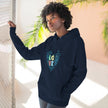 Lane Seven LS14001 Unisex  Fleece Hoodie | Butterfly Love Graphic Print