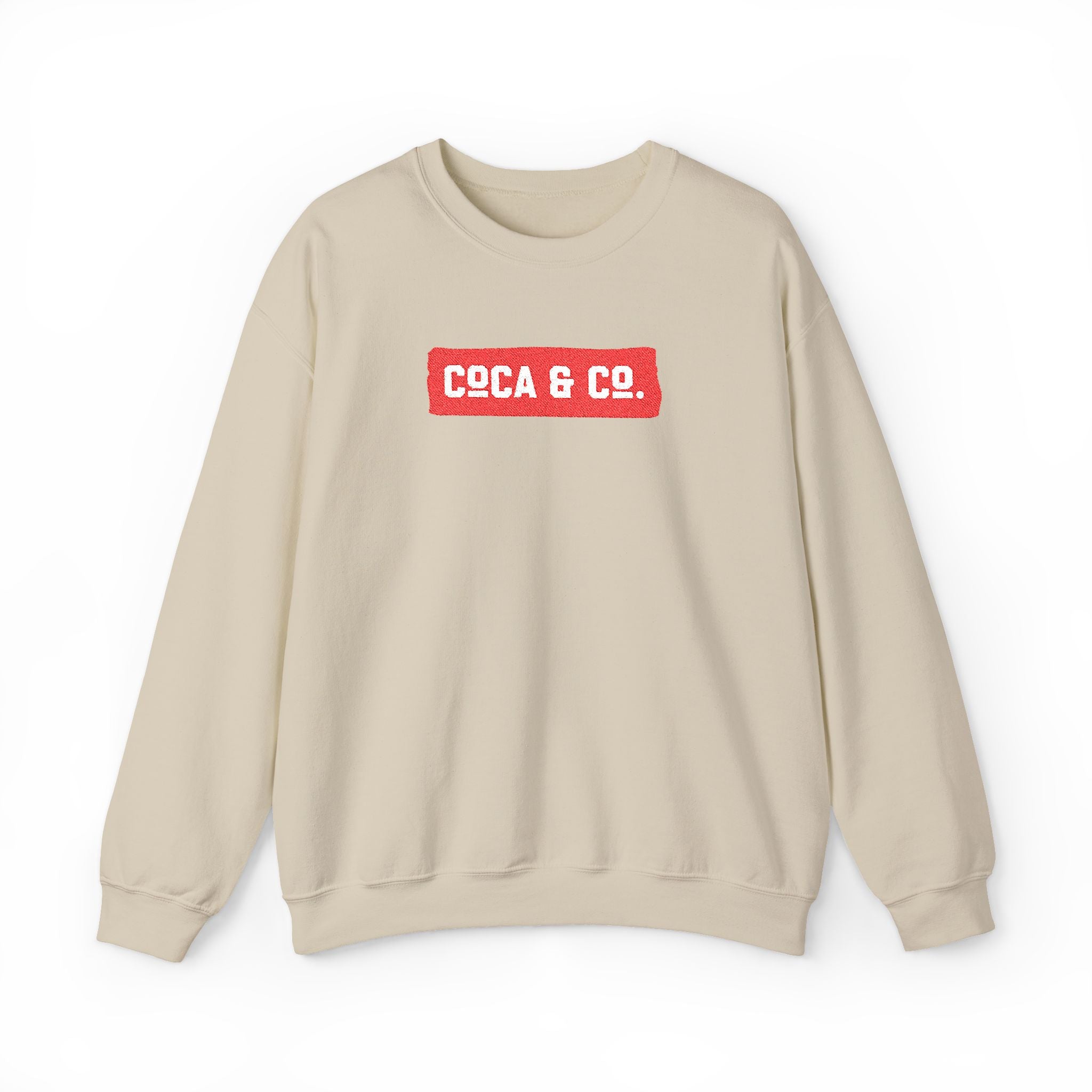 Gildan 18000 Unisex Crewneck Sweatshirt | Coca & Co Embroidery