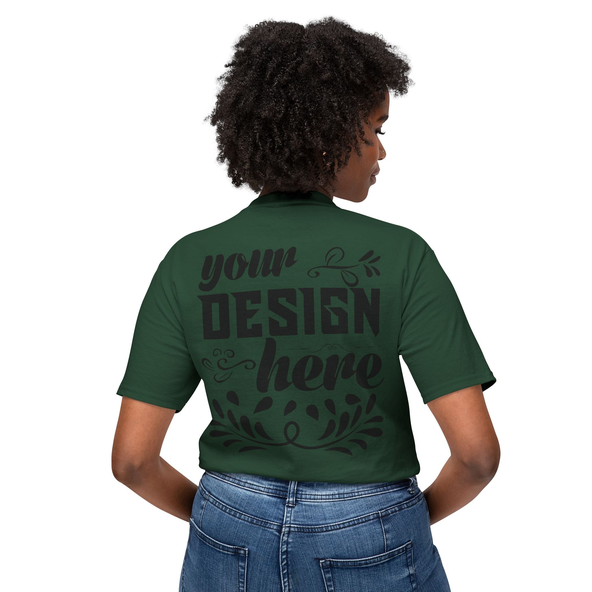 Customizable Fruit Of The Loom 3930R Unisex HD Cotton T-Shirt