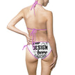 Customizable Womens Bikini Swimsuit Two Piece Polyester Spandex