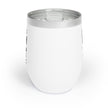 Customizable 12oz Vacuum Insulated Stainless Steel Wine Tumbler with Lid