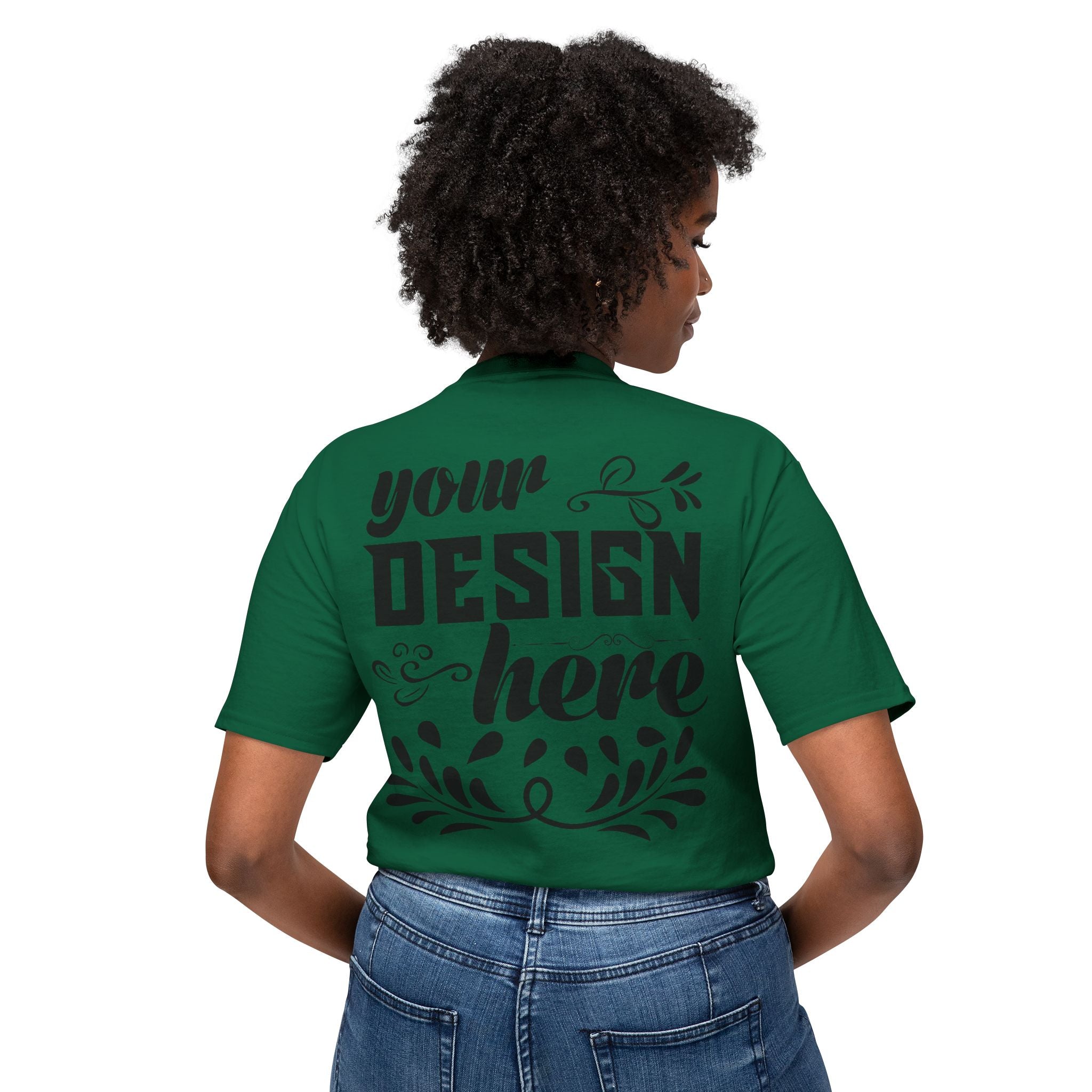 Customizable Fruit Of The Loom 3930R Unisex HD Cotton T-Shirt