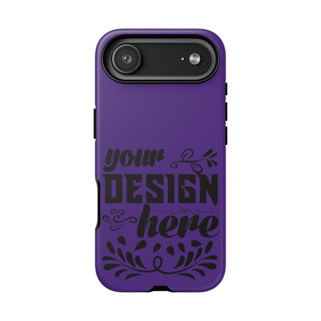 Customizable Tough Dual Layer Phone Case Polycarbonate TPU Liner Protective