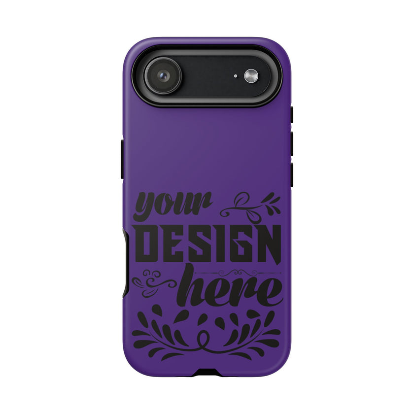 Customizable Tough Dual Layer Phone Case Polycarbonate TPU Liner Protective