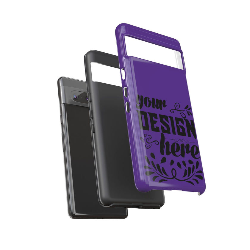Customizable Tough Dual Layer Phone Case Polycarbonate TPU Liner Protective