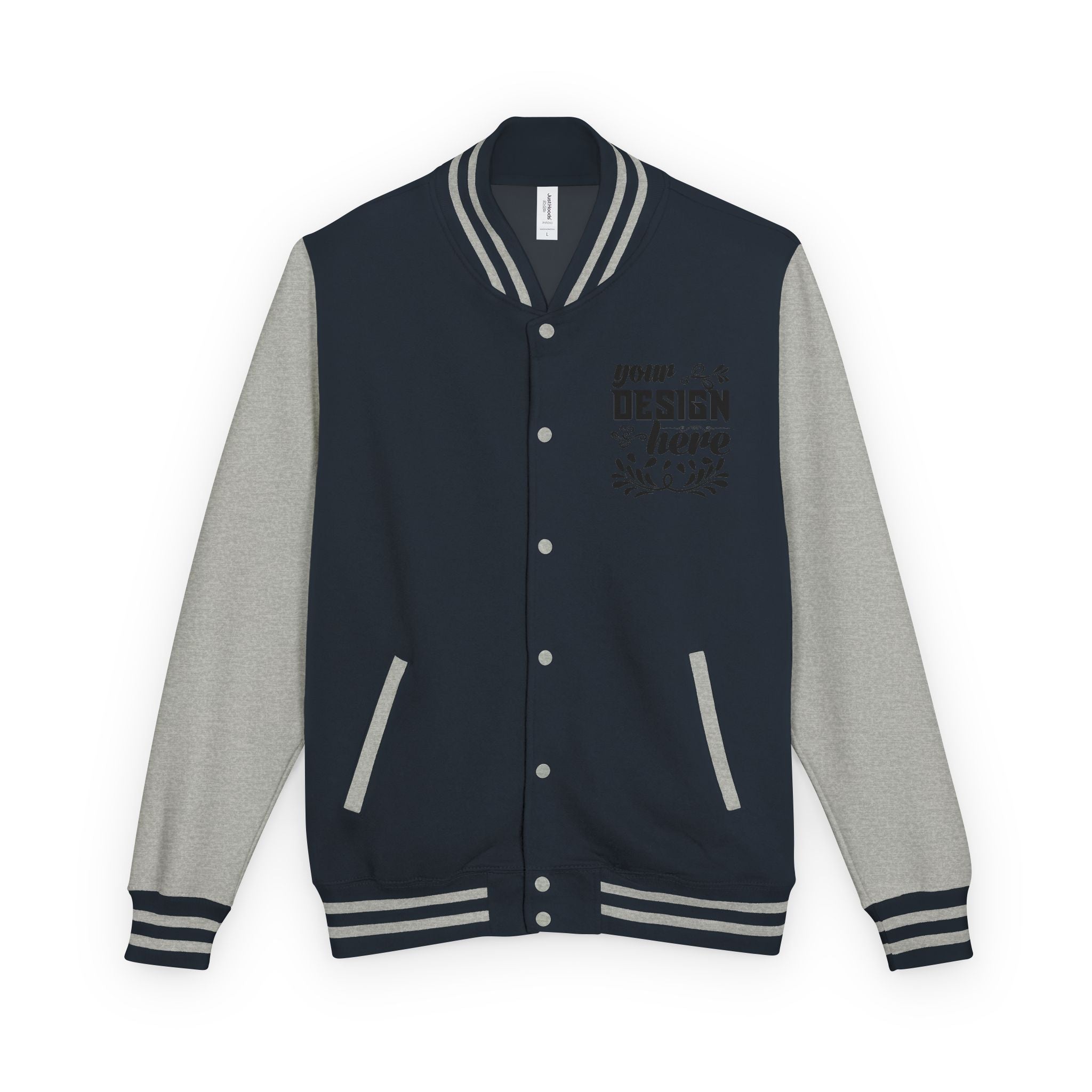 Customizable AWDis JH043 Unisex Heavyweight Letterman Jacket