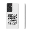 Customizable Snap Phone Case Slim Lightweight Polycarbonate Gloss Or Matte