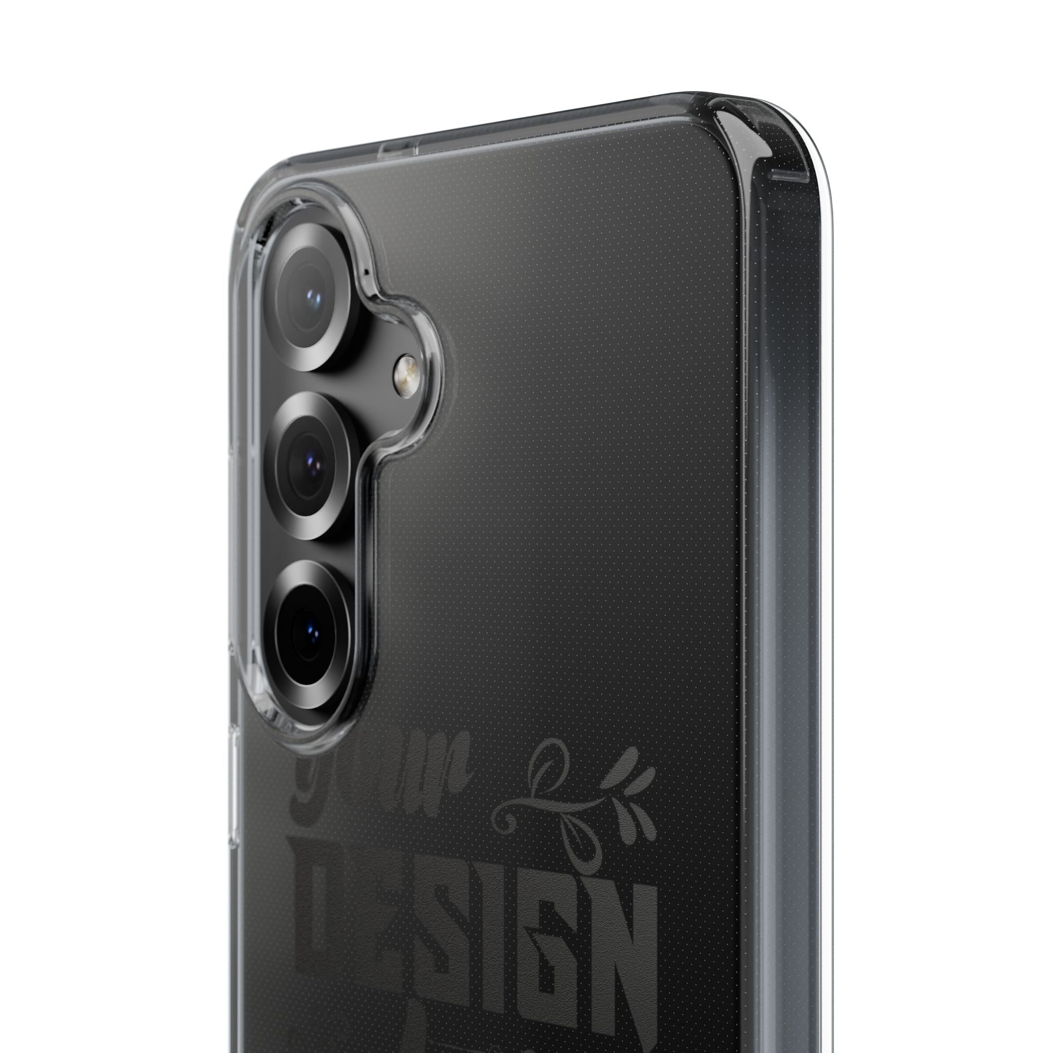 Customizable Clear Impact Resistant Phone Case With TPU Sides Wireless Ready