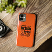 Customizable Tough Phone Case Glossy Dual Layer Wireless Charging