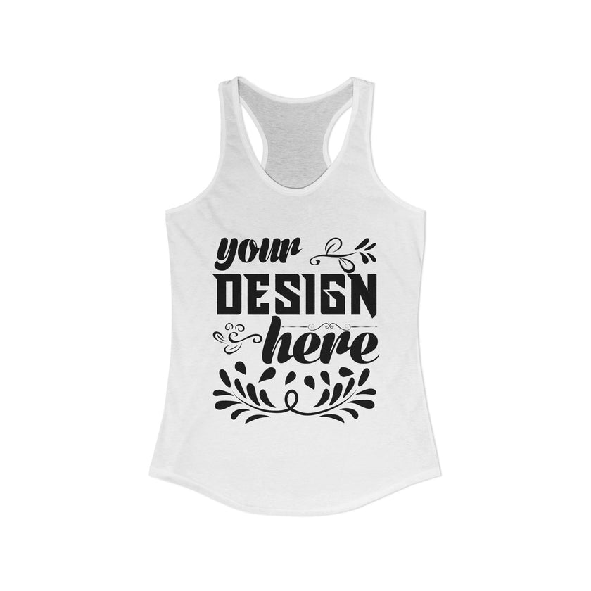 Customizable Next Level 1533 Womens Ideal Racerback Tank