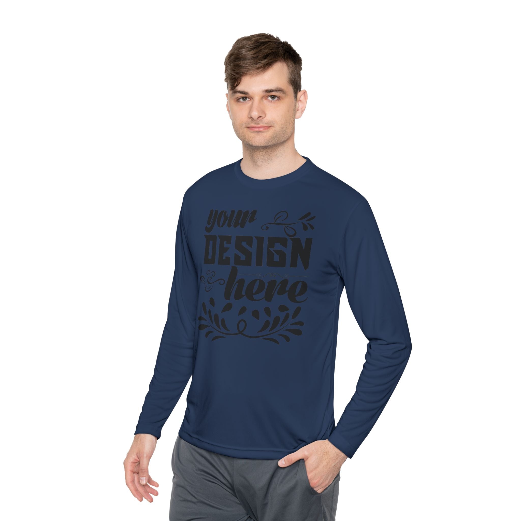 Customizable Sport Tek ST350LS Unisex Lightweight Performance Long Sleeve Tee