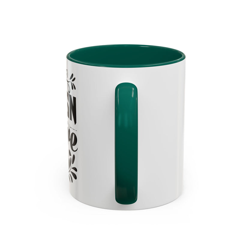 Customizable Glossy Ceramic Accent Mug 11oz and 15oz