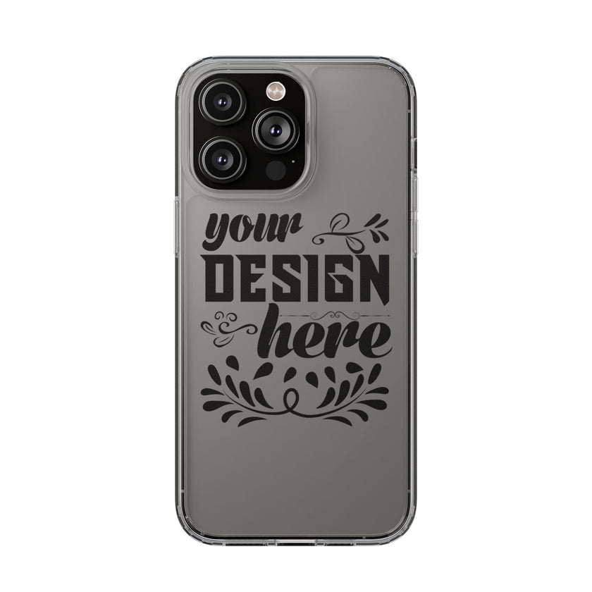 Customizable Clear Phone Case Slim Lightweight Scratch Resistant Protection