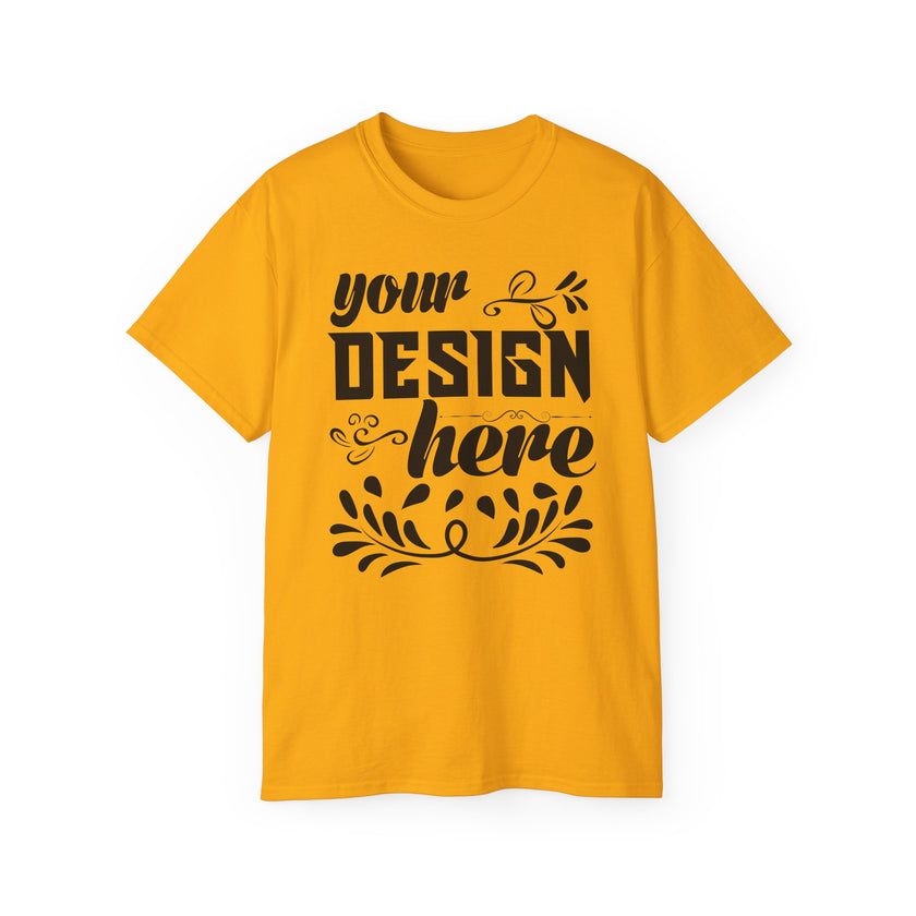 Customizable Gildan 2000 Unisex Ultra Cotton Crew Neck T-Shirt