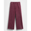 Nameria Womens Hooded Zip Top and Pants Set Wine Red