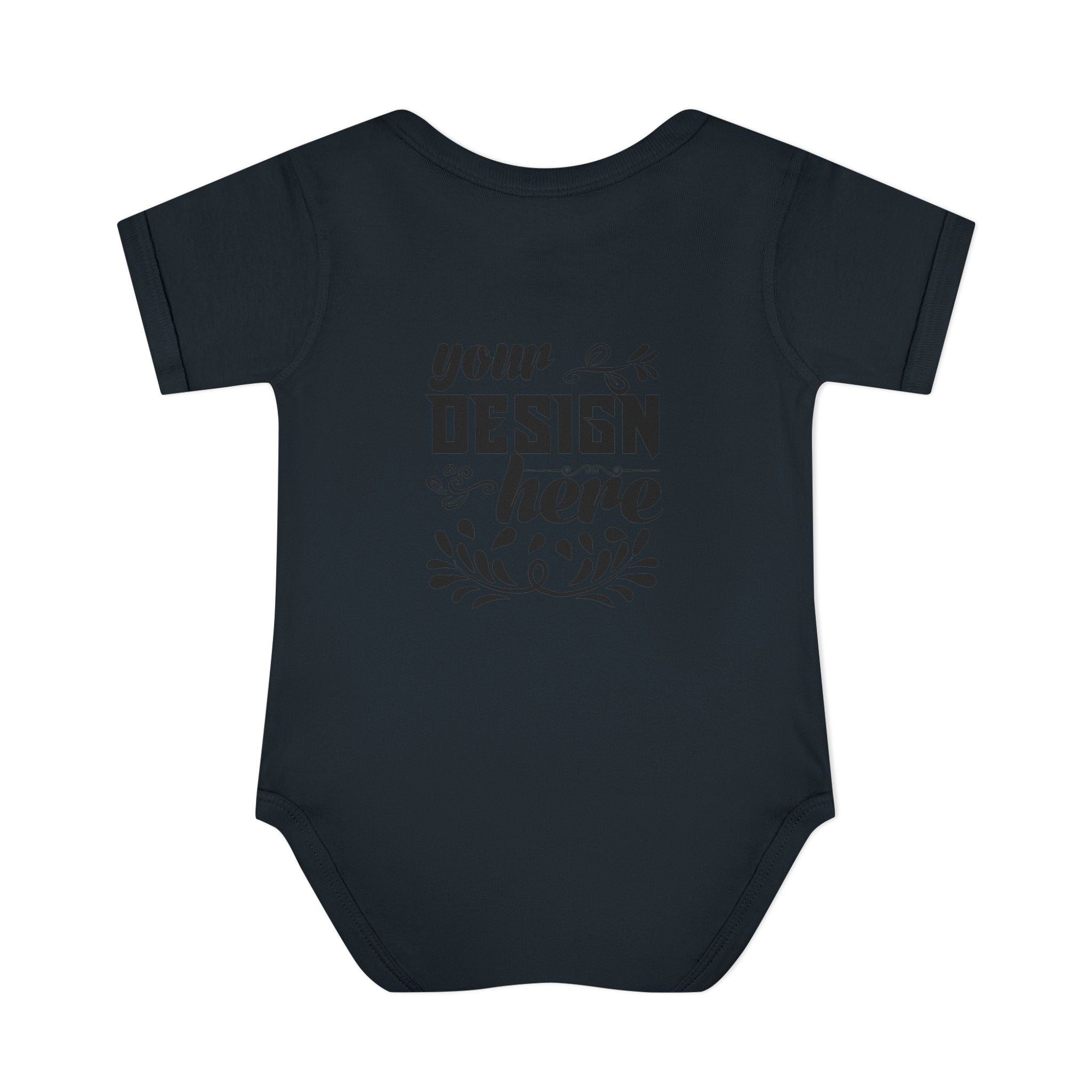 Customizable Infant Baby Rib Bodysuit Rabbit Skins 4400 Unisex