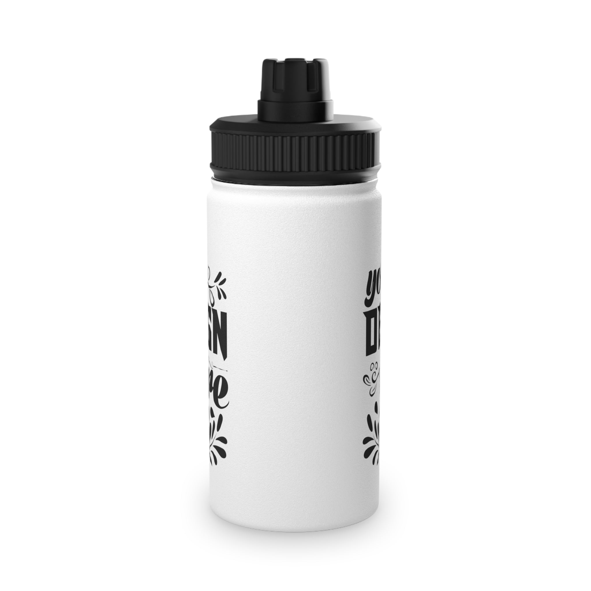 Customizable Stainless Steel Water Bottle with Sports Lid in Three Sizes