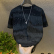 Nameria Unisex Loose Short Sleeve T-Shirt Starry Sky Gradient