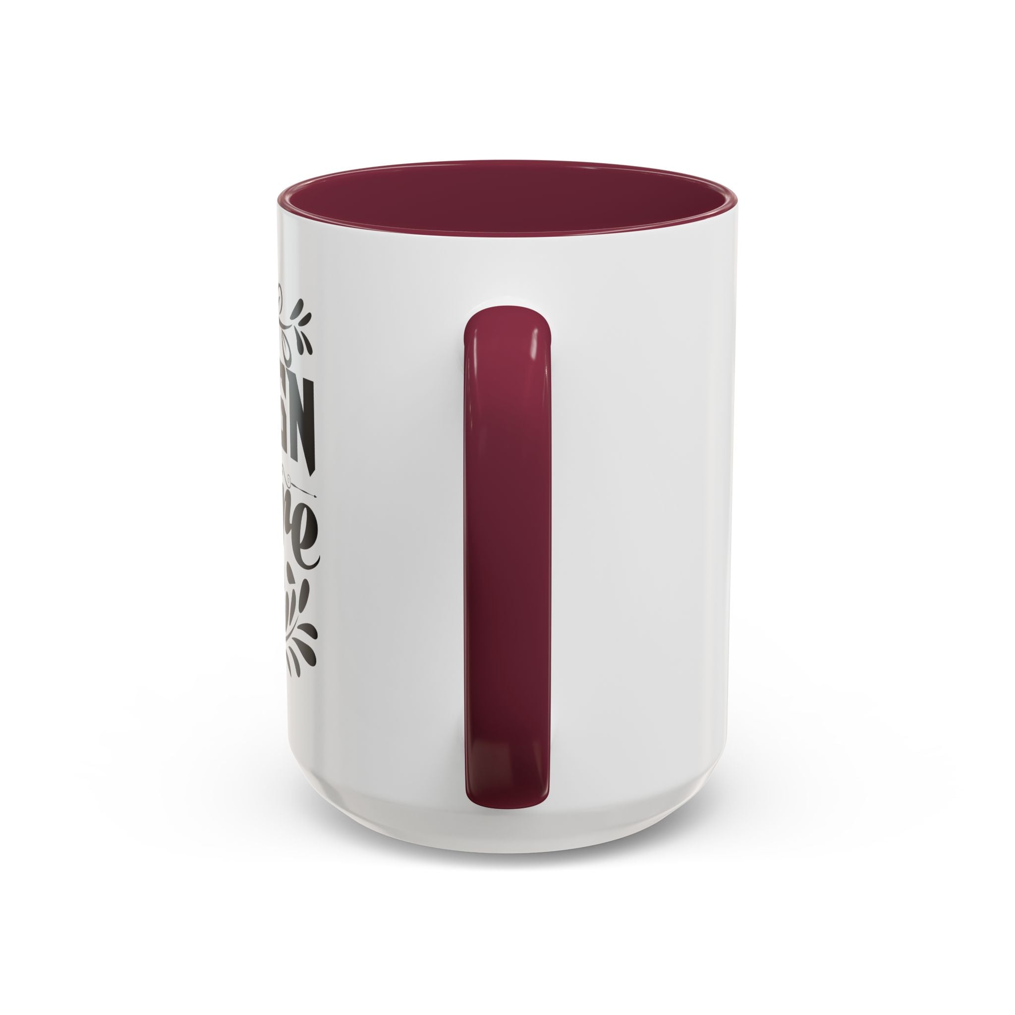 Customizable Glossy Ceramic Accent Mug 11oz and 15oz