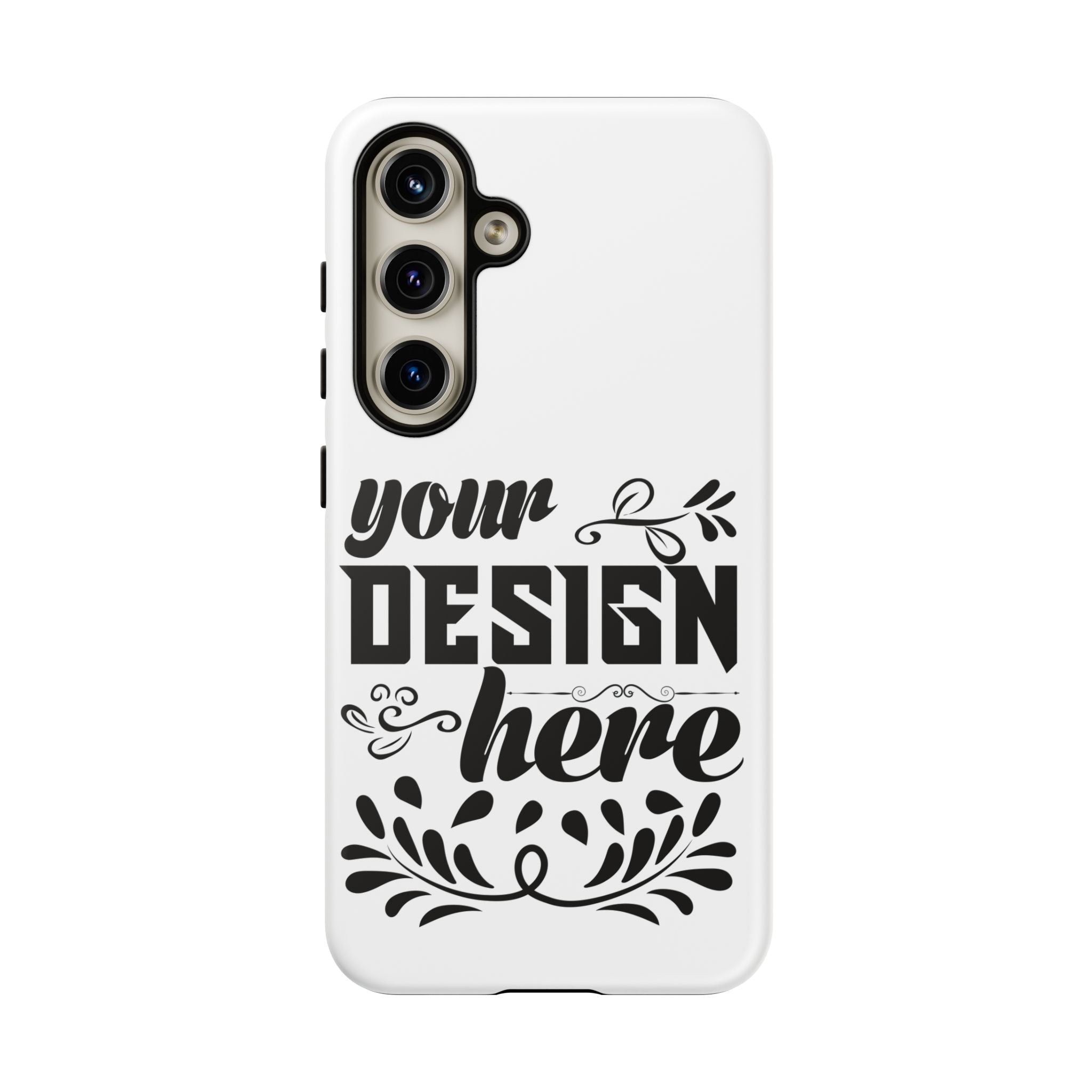 Customizable Tough Dual Layer Phone Case Polycarbonate TPU Liner Protective
