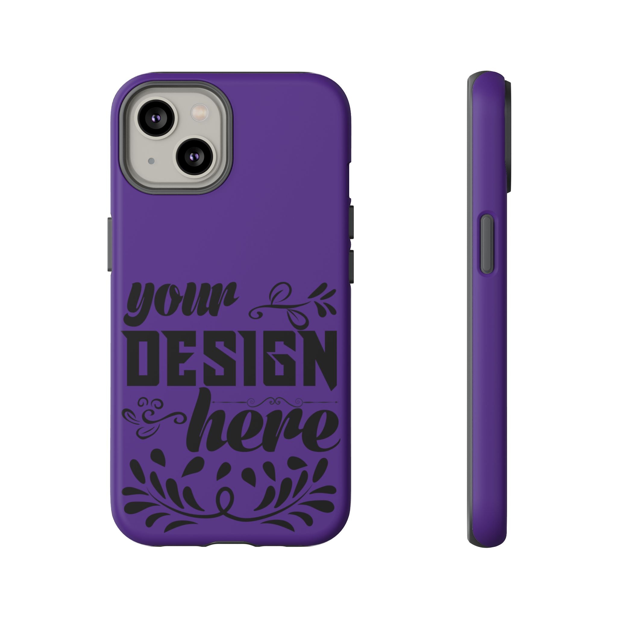 Customizable Tough Dual Layer Phone Case Polycarbonate TPU Liner Protective